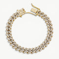 Bracelet Cuban " pavé "