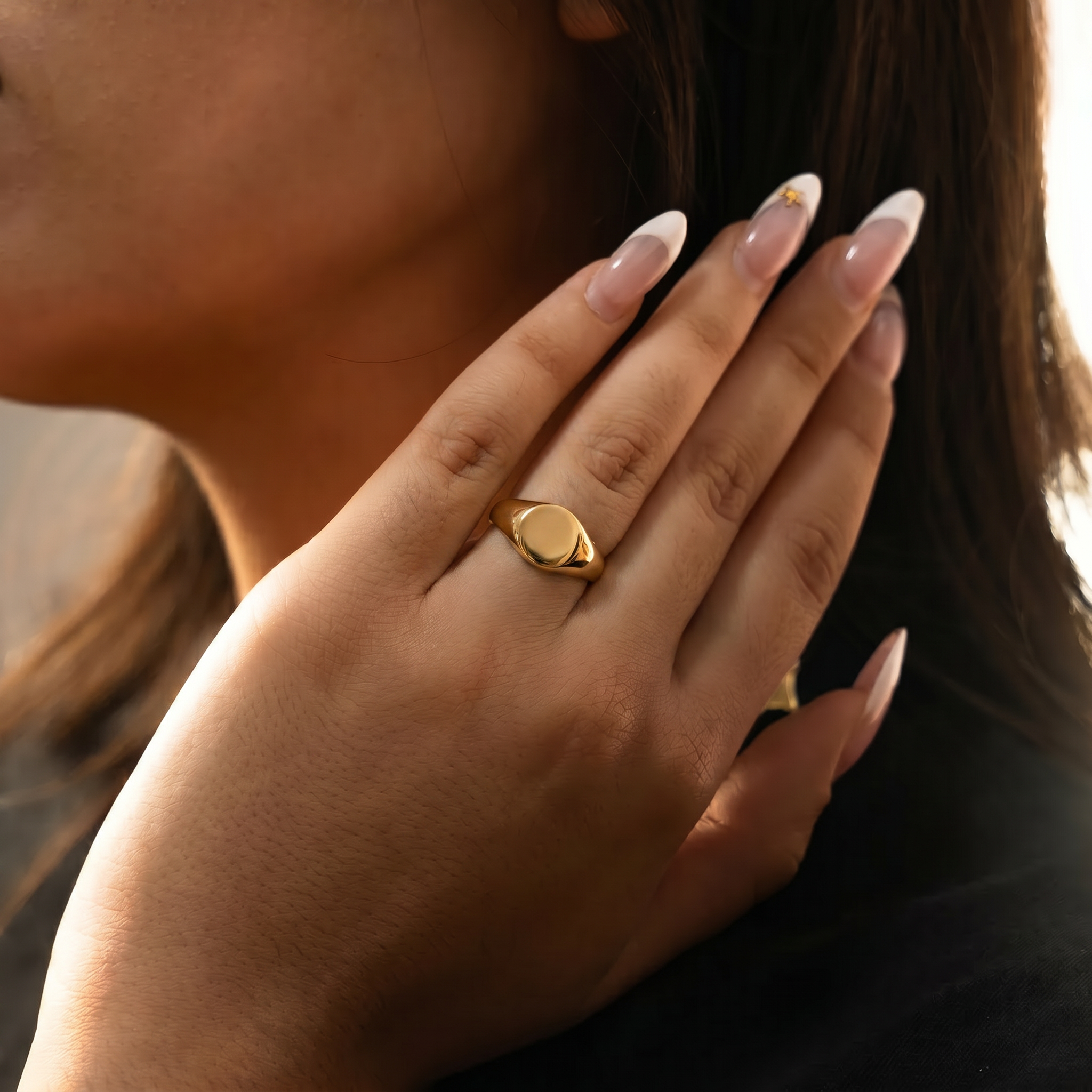 Bague Chevalière Ovale