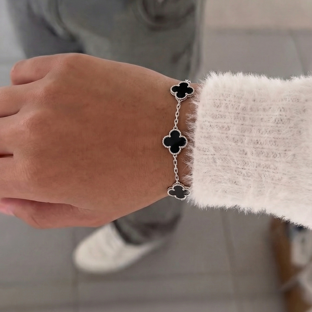 Bracelet Van Trèfle Argent