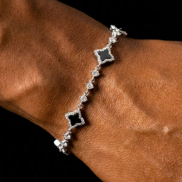 Bracelet Trèfle Tennis