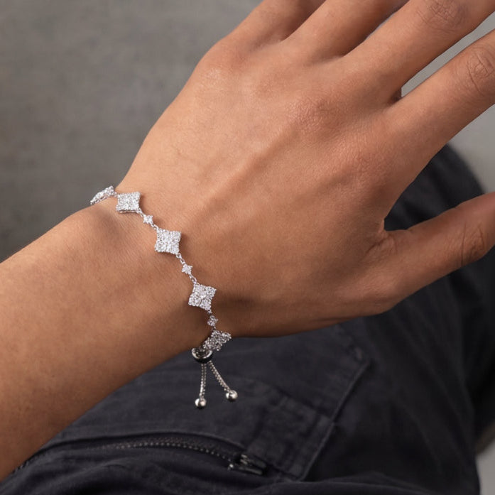 Bracelet Trèfle Éclat