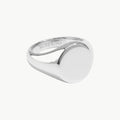 Bague Chevalière Ovale " gravé "