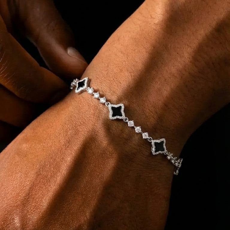 Bracelet Trèfle Tennis
