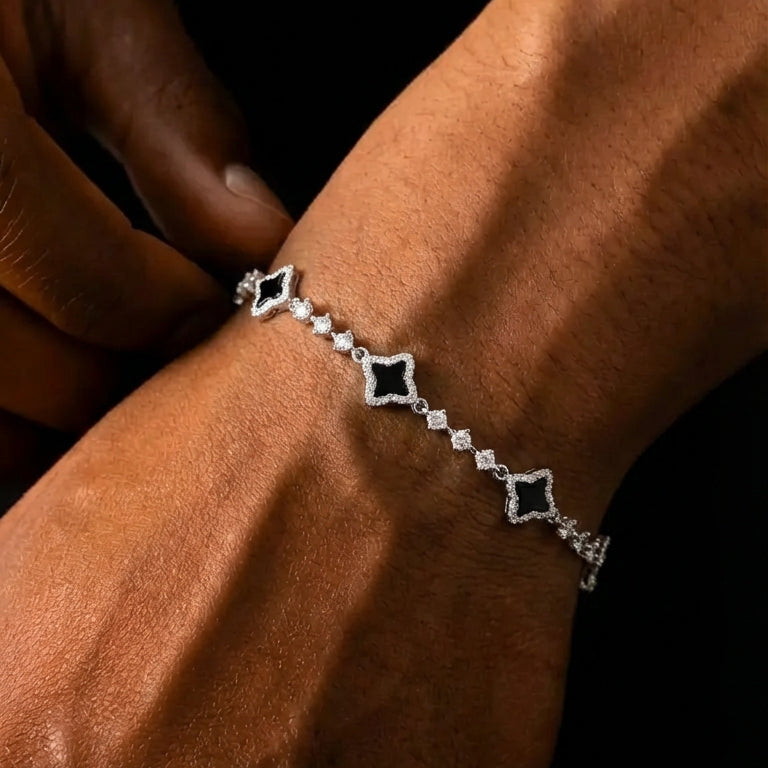 Bracelet Trèfle Tennis